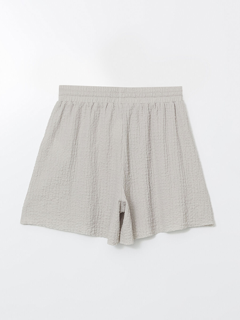 LC Waikiki Elasticated Waist Textured Women's Shorts -S5GM16Z8-FKQ