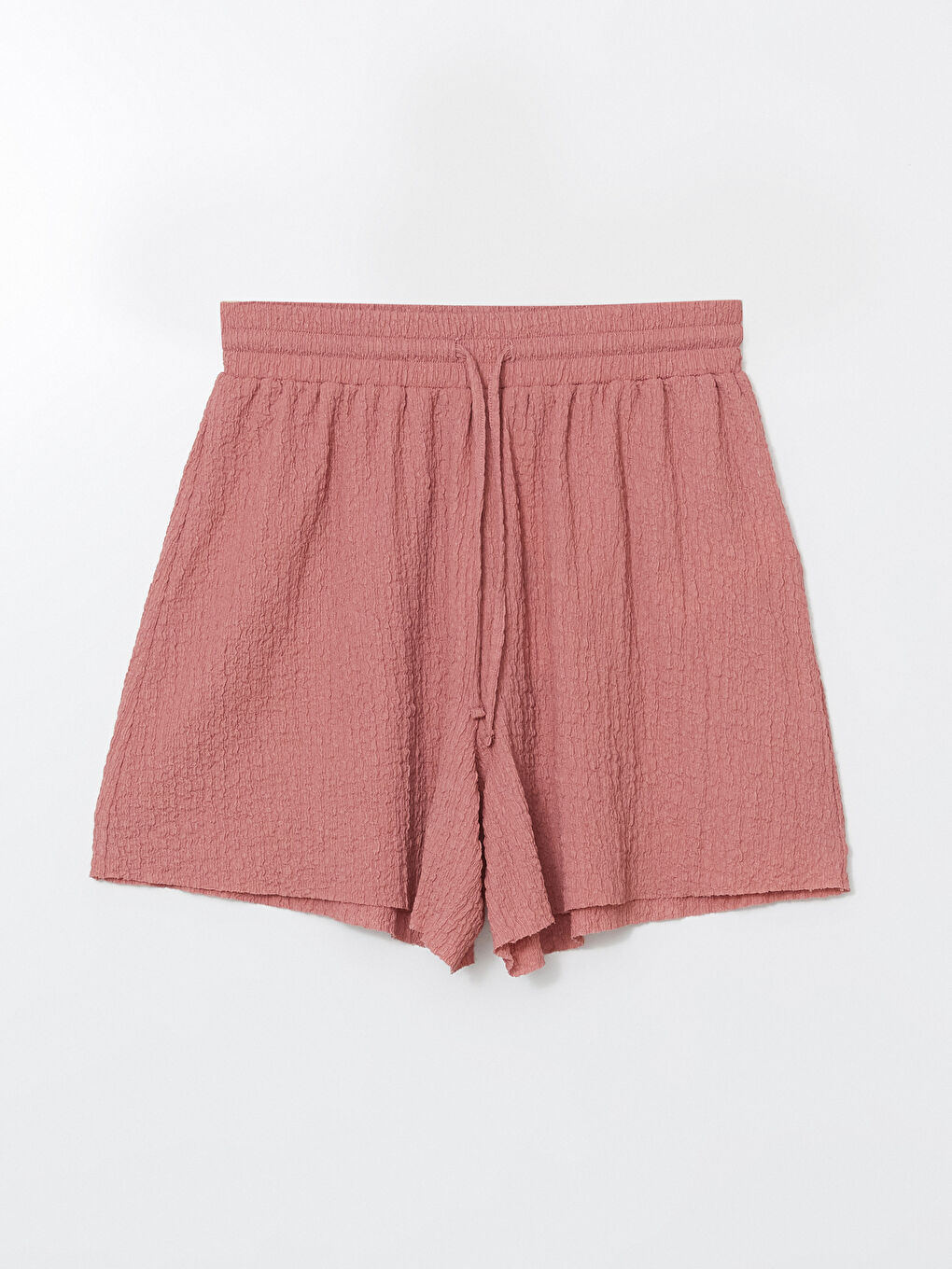 LC Waikiki Elasticated Waist Textured Women's Shorts -S5GM16Z8-GPV