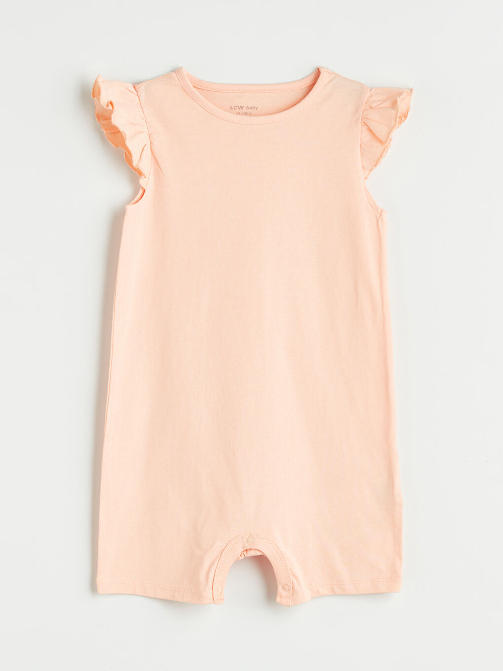 Pembe Bisiklet Yaka Basic Kız Bebek Tulum