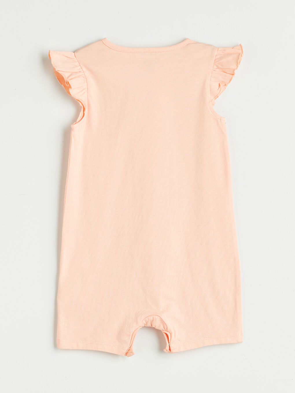 Pembe Bisiklet Yaka Basic Kız Bebek Tulum-1