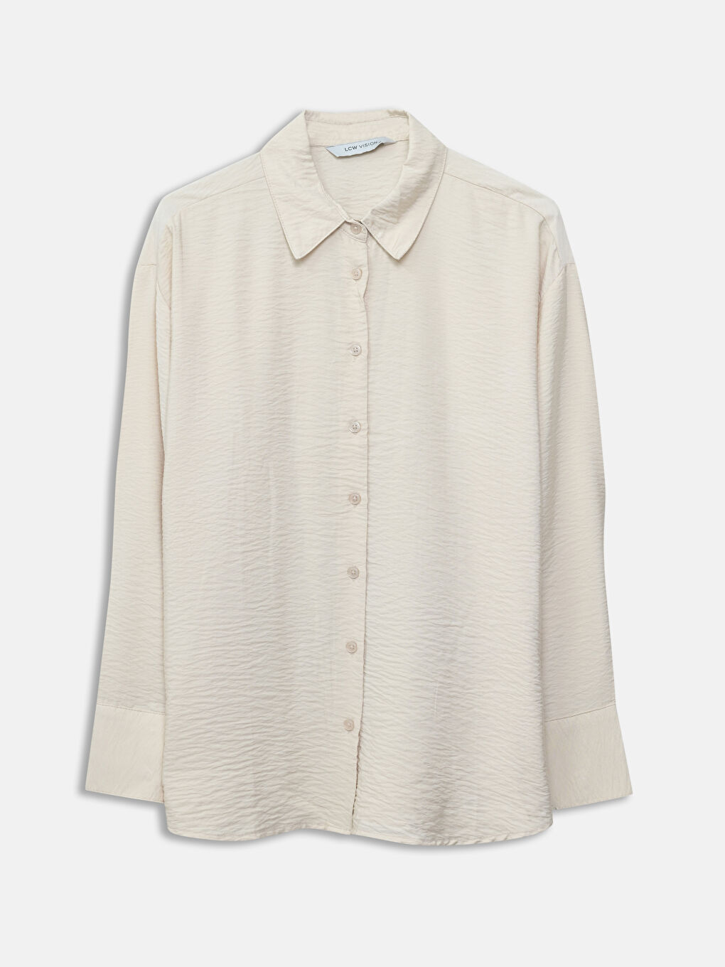 Oversize Dobby Women's Shirt -S5GM76Z8-DEE