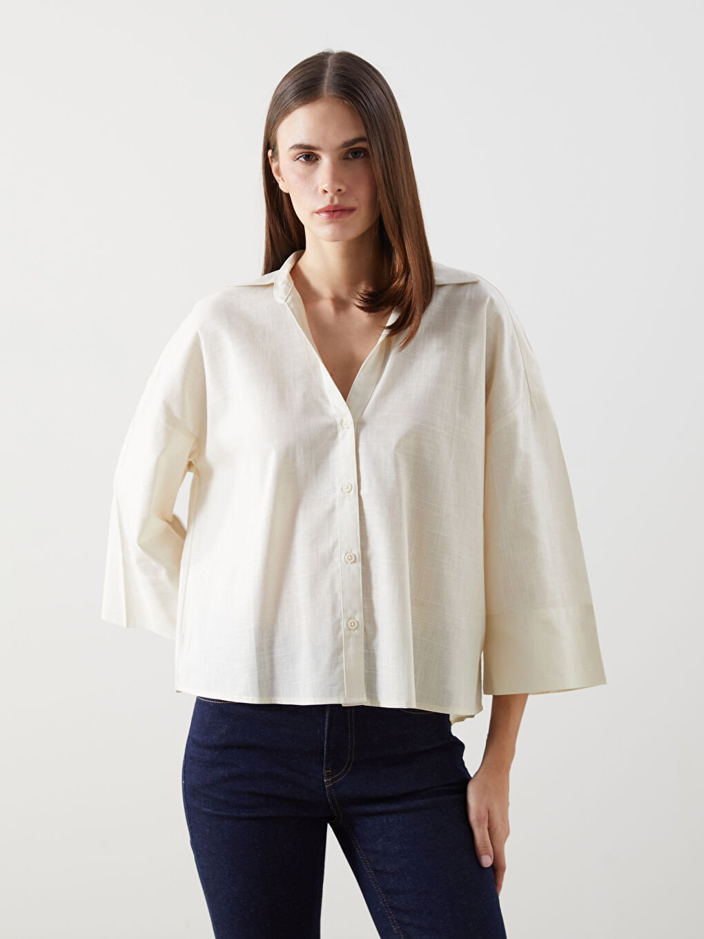 Oversize Women's Shirt -S5GM77Z8-FTV