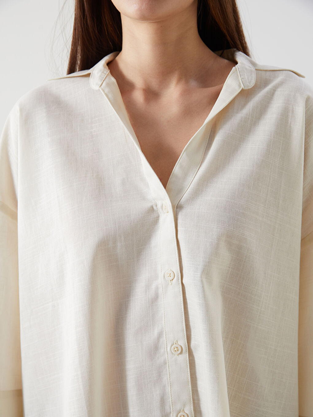 Oversize Women's Shirt -S5GM77Z8-FTV