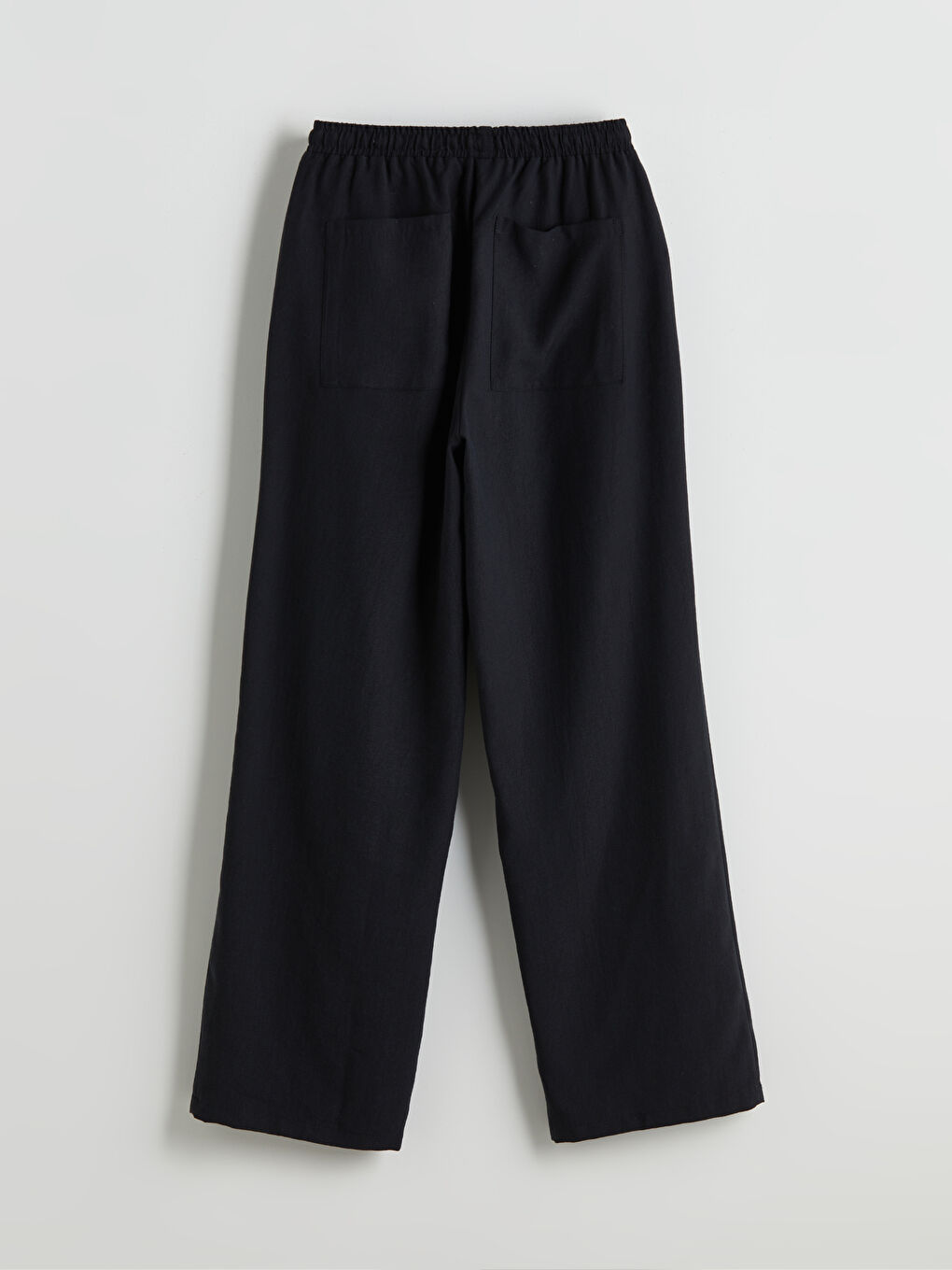 Elastic Waist Wide Leg Women's Trousers -S5GM87Z8-CVL