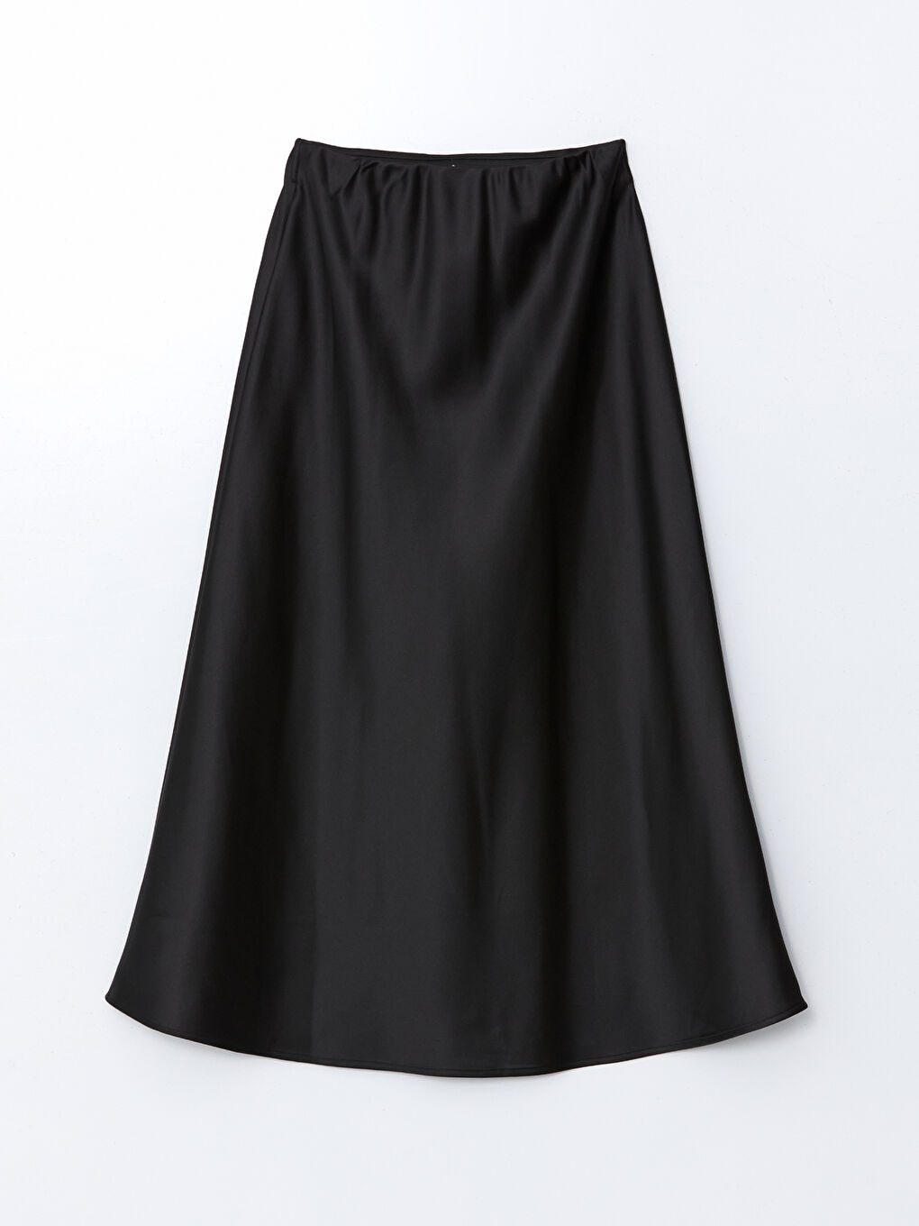 Elasticated Waist Satin Skirt -S5GN13Z8-CVL