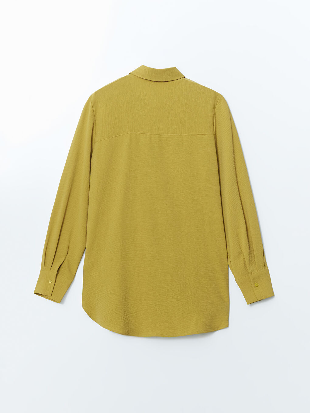 Plain Gathered Women's Shirt Tunic -S5GN38Z8-D1S