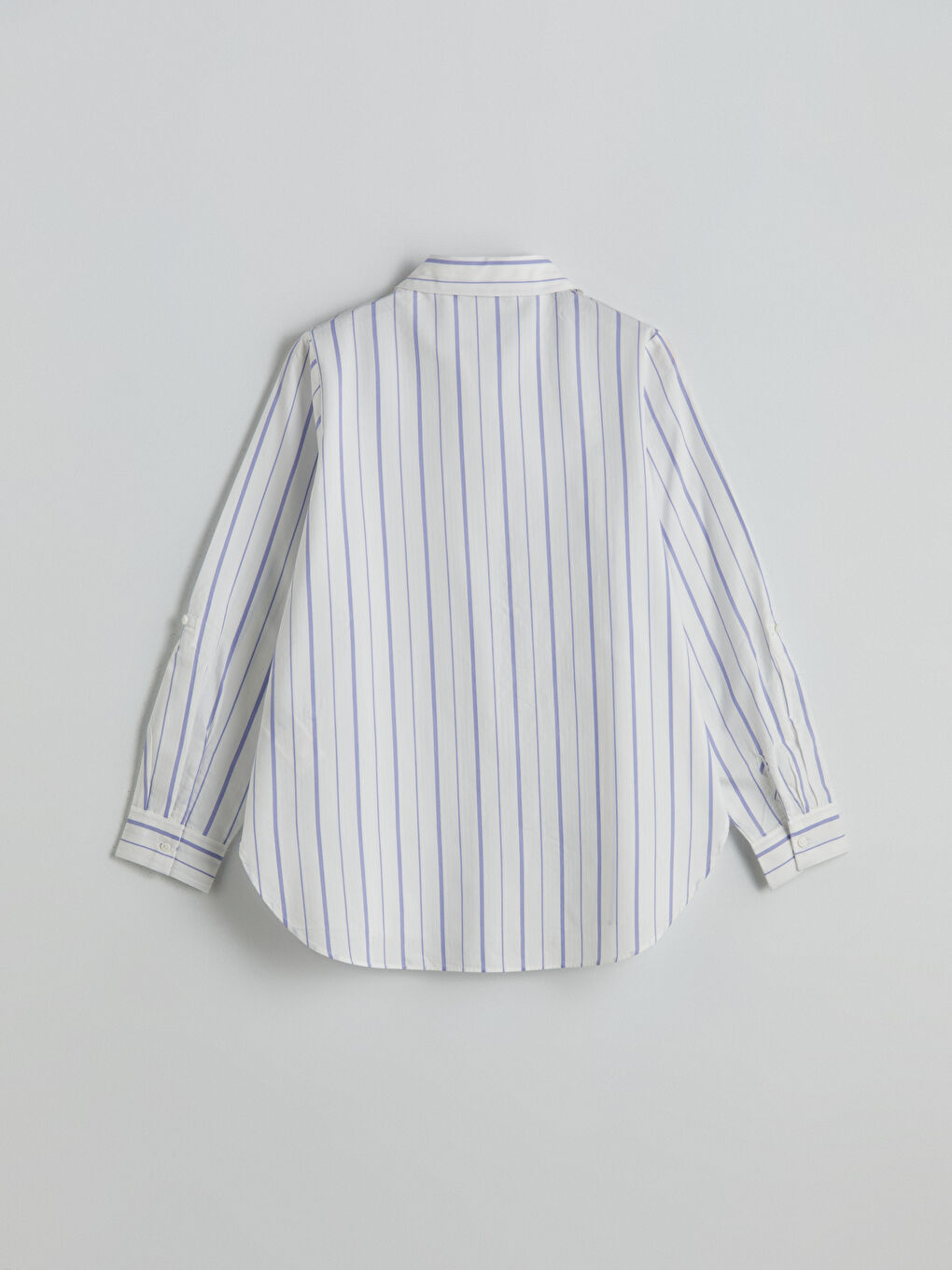 Striped Poplin Women's Shirt -S5GN46Z8-LEN