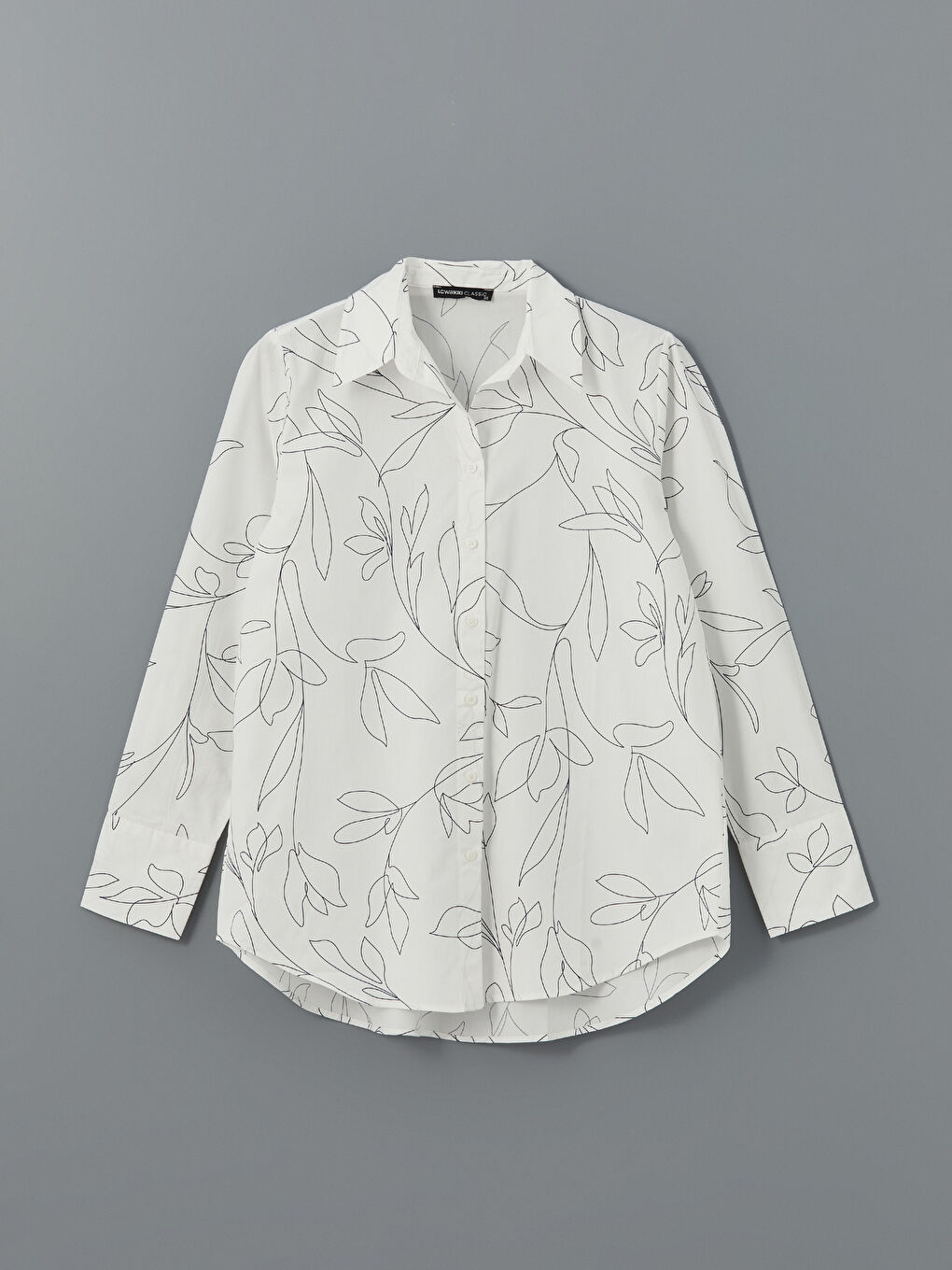 Floral Poplin Women's Shirt -S5GN48Z8-VE4