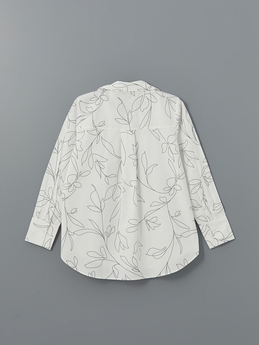 Floral Poplin Women's Shirt -S5GN48Z8-VE4