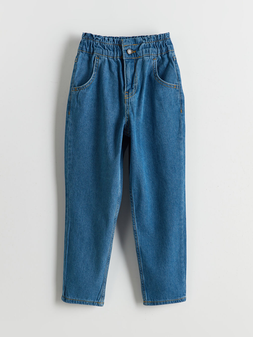Elastic Waist Girl Denim Trousers -S5GN71Z4-507