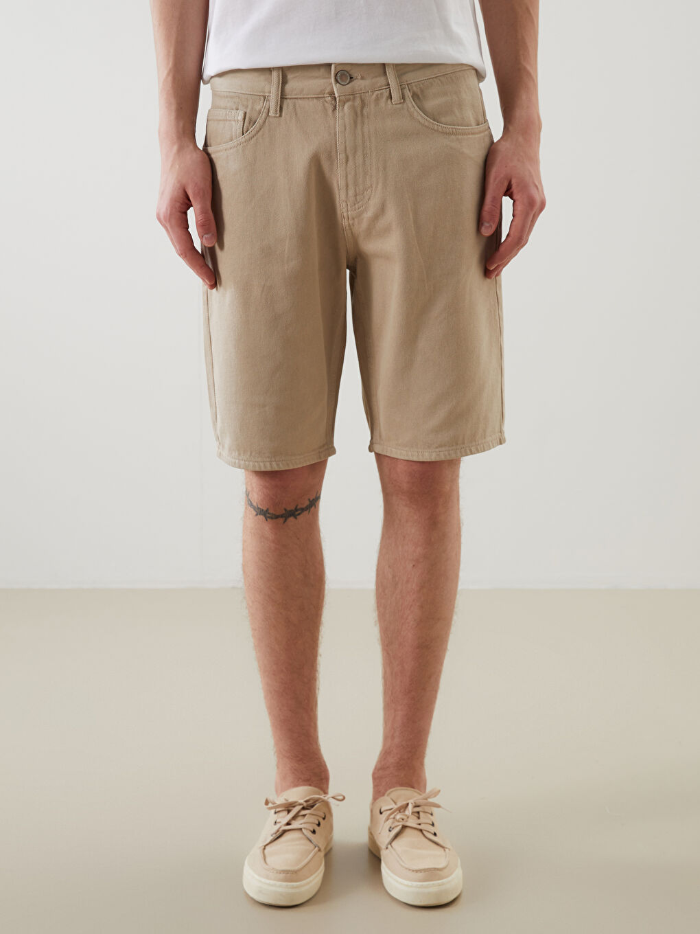 LCW Jeans Standard Fit Men's Denim Shorts -S5GN94Z8-D1N