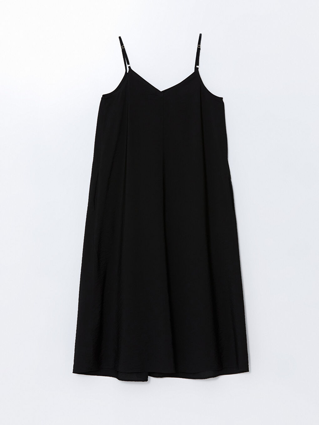 Plain V Neck Women's Midi Dress -S5GO69Z8-CVL