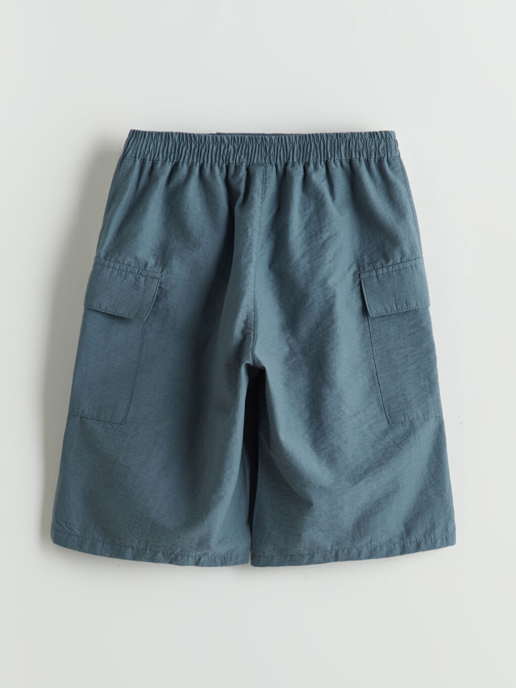 Boys' Cargo Shorts with Elastic Waist -S5GO88Z4-GYB