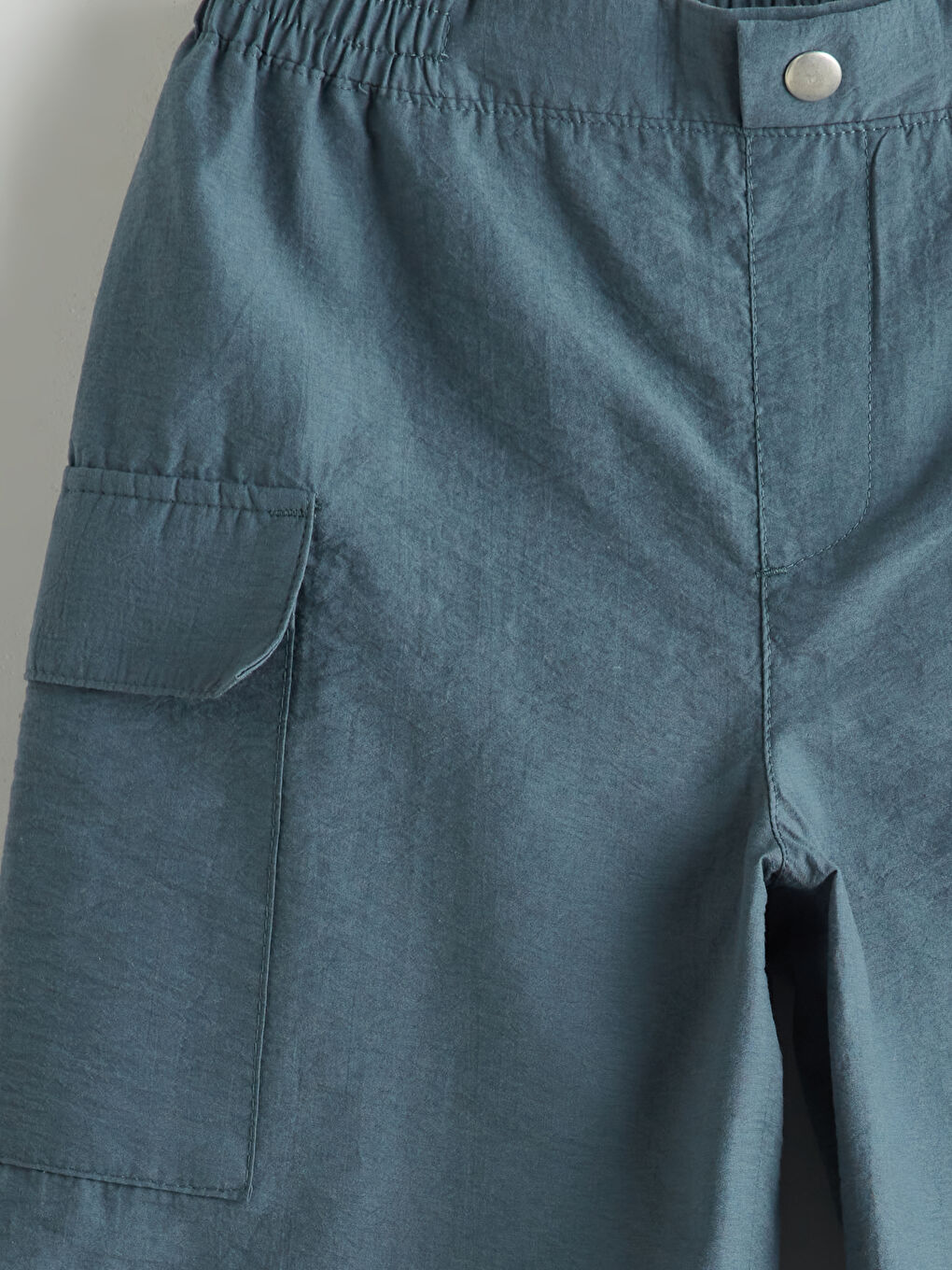 Boys' Cargo Shorts with Elastic Waist -S5GO88Z4-GYB