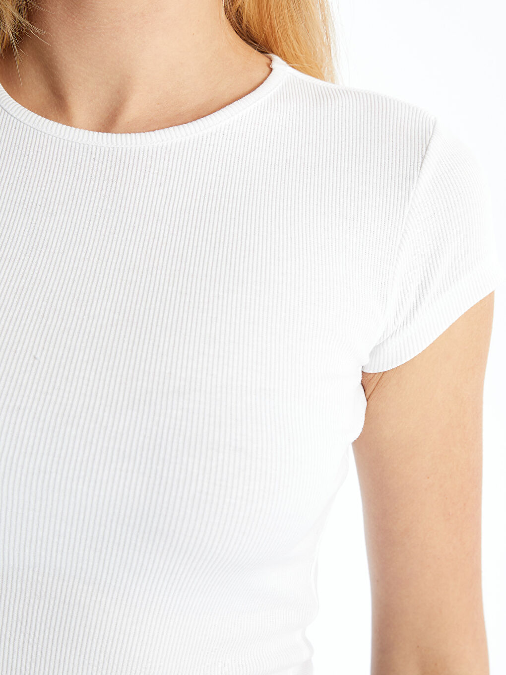 Crew Neck Women's T-Shirt -S5GP13Z8-Q6K