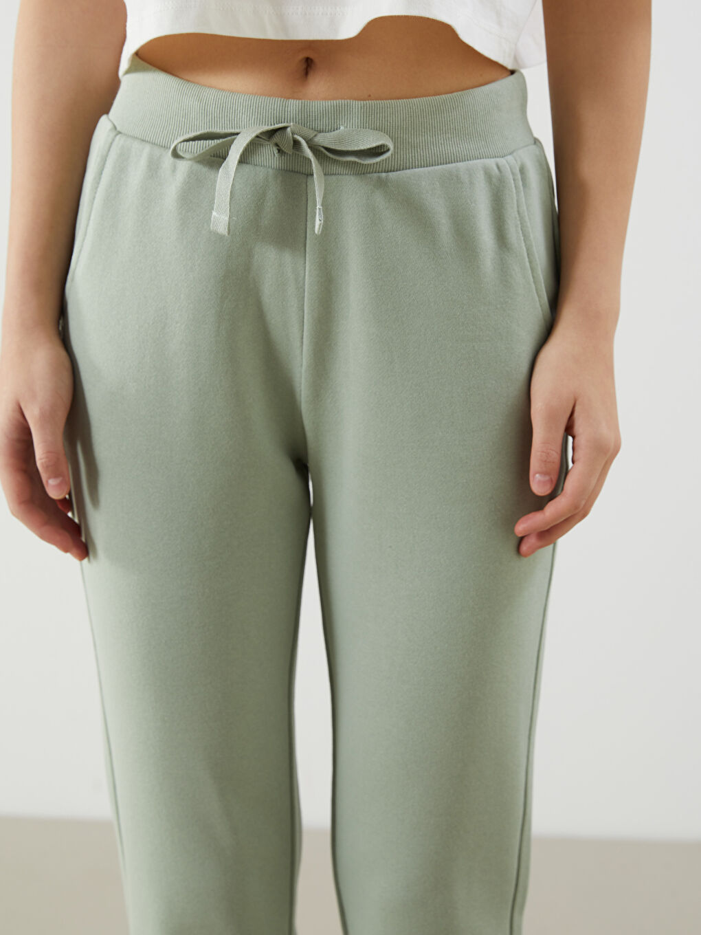 Elasticated Waist Women's Jogger Sweatpants -S5GP45Z8-SBD