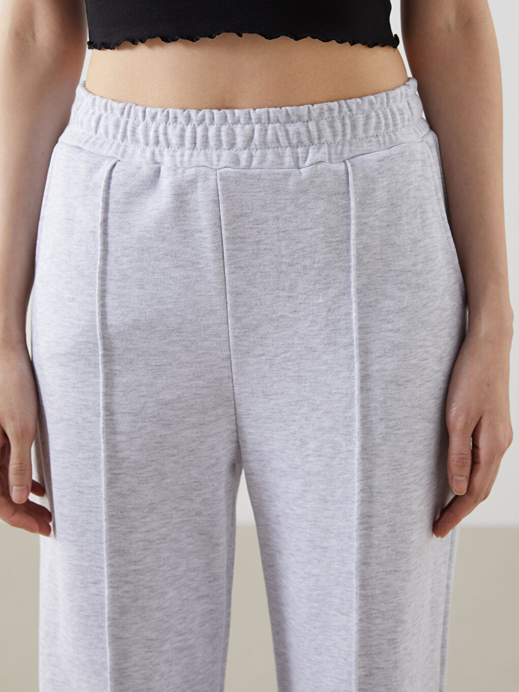 Women's Elastic Waist Sweatpants -S5GP49Z8-LAL