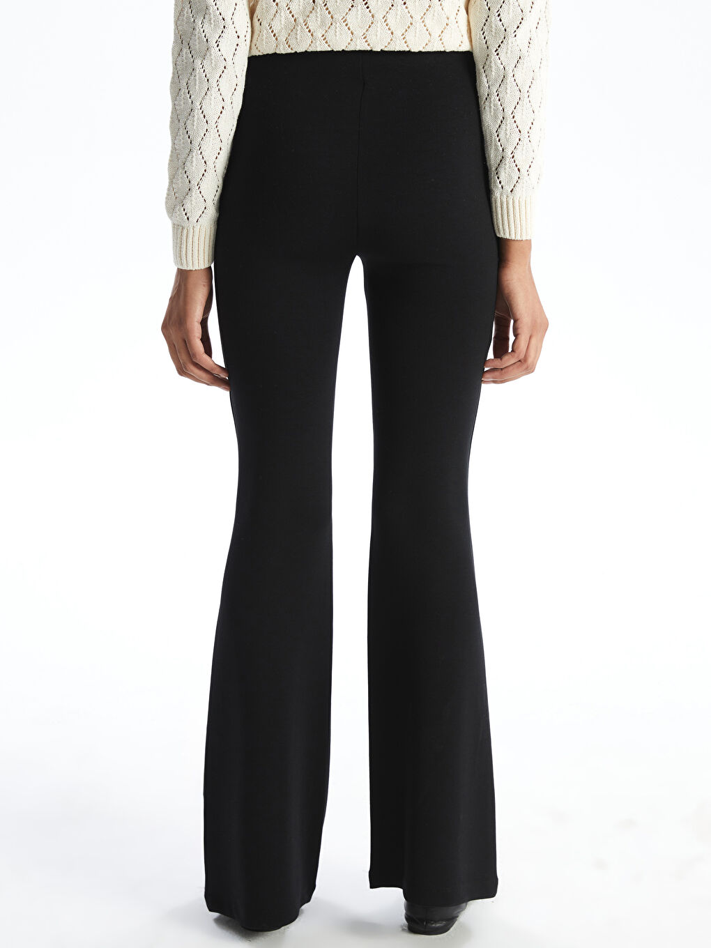 Extra Slim Fit Bell-bottom Women's Trousers -S5GP51Z8-CVL