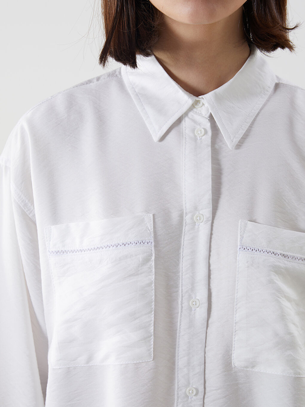 Tunique Chemise Oversize pour Femmes-2