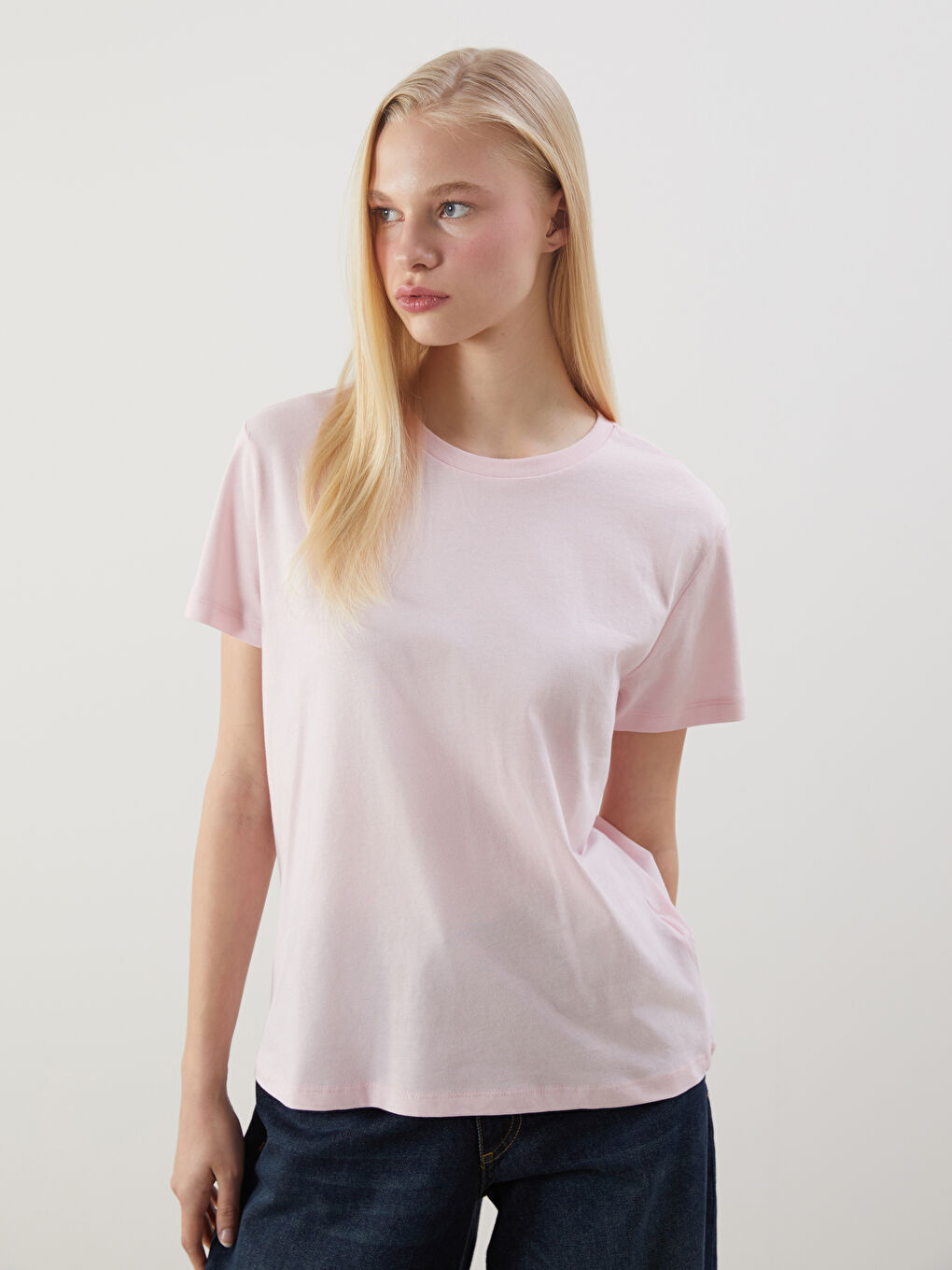 Crew Neck Women's T-Shirt -S5GP61Z8-DUQ