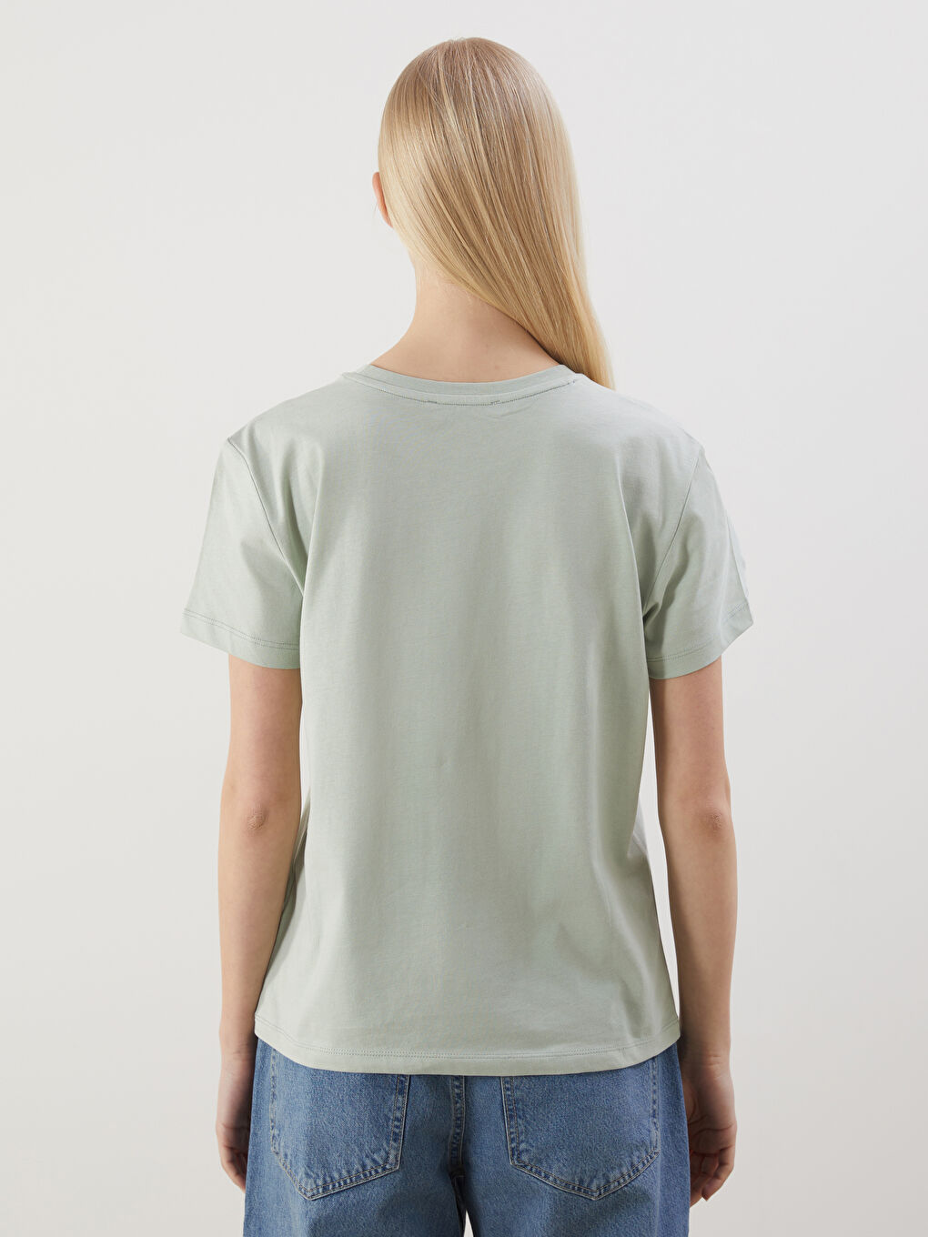 Crew Neck Women's T-Shirt -S5GP61Z8-SBD