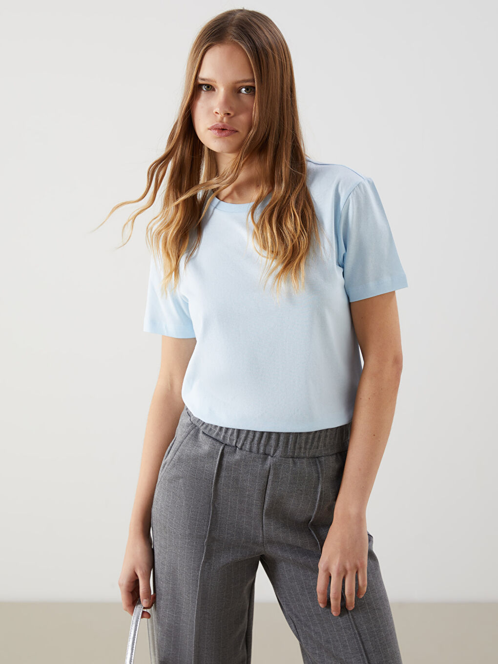 Crew Neck Women's T-Shirt -S5GP61Z8-CU5
