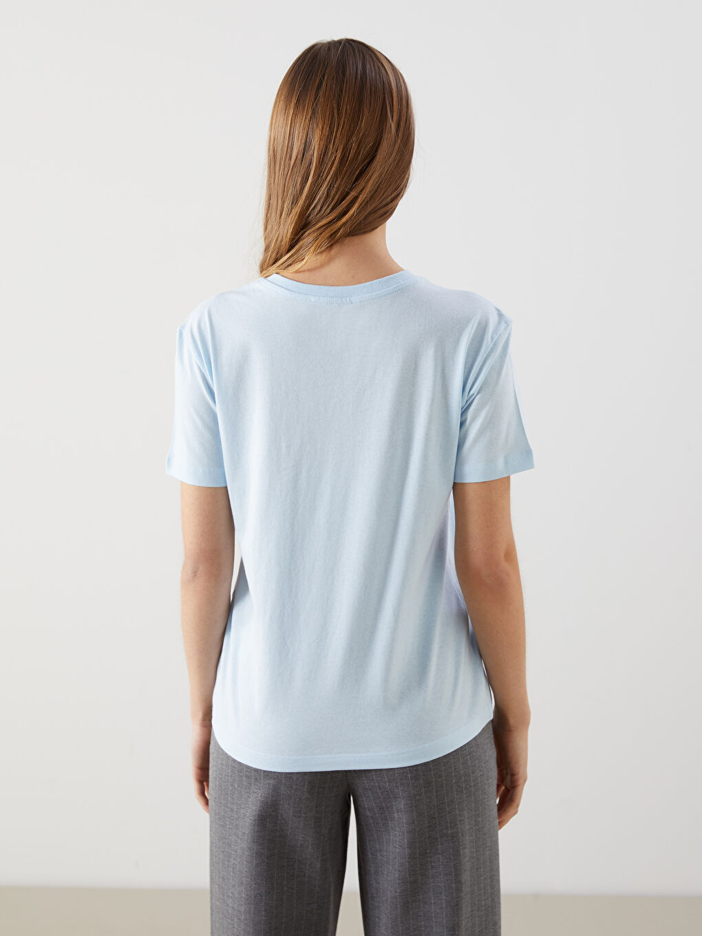 Crew Neck Women's T-Shirt -S5GP61Z8-CU5