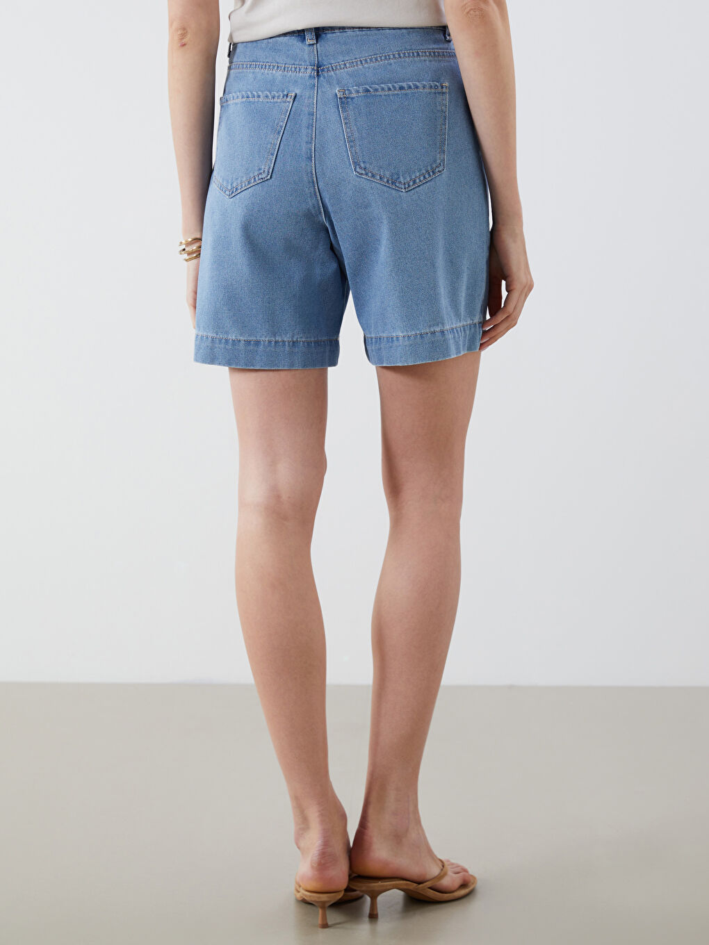 LCW Jeans Bermuda Fit Women's Denim Shorts -S5GP88Z8-311