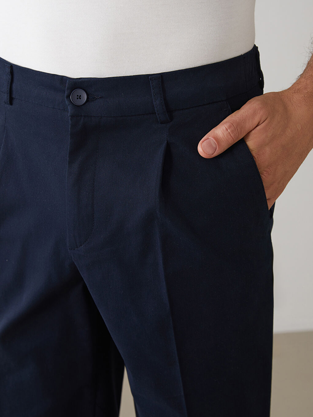 Lacivert Standart Kalıp Erkek Şort-2