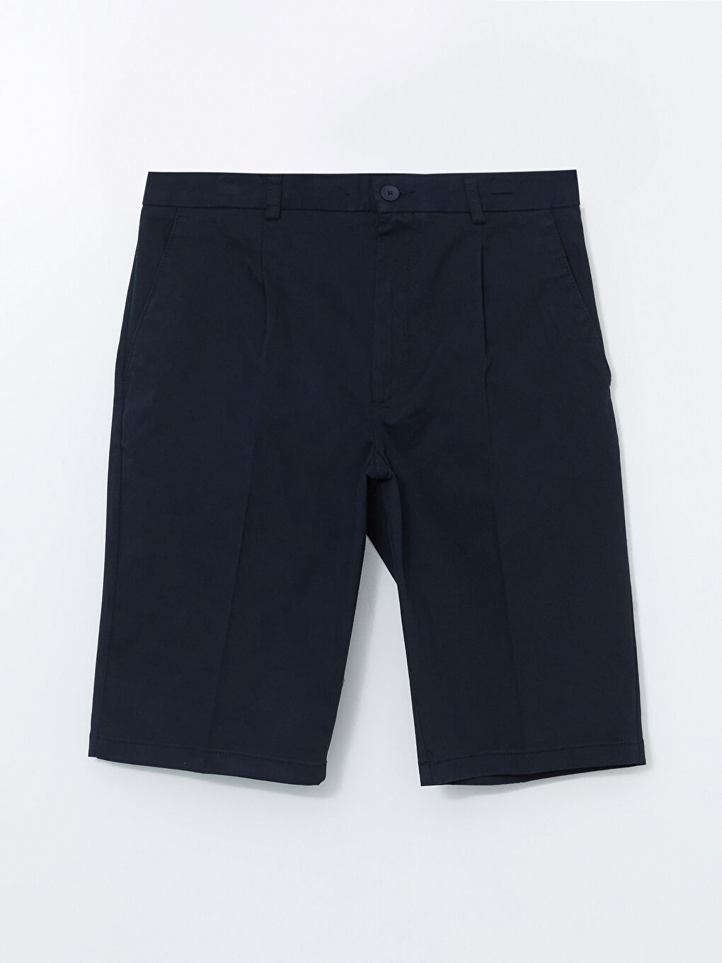 Lacivert Standart Kalıp Erkek Şort-4