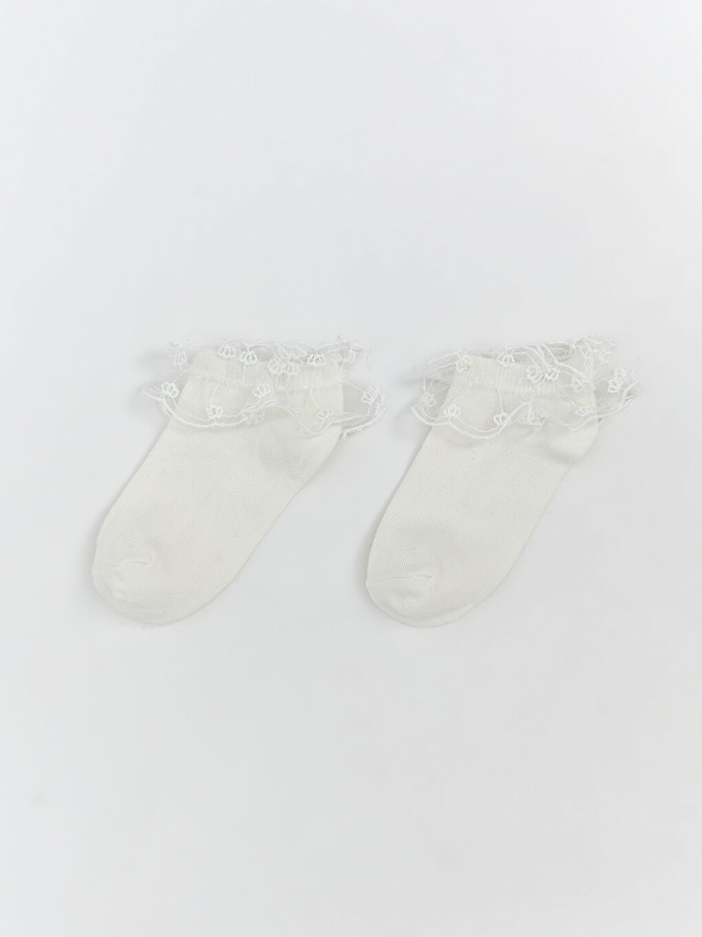 Basic Lace Baby Girl Booties Socks -S5GQ13Z1-FDU