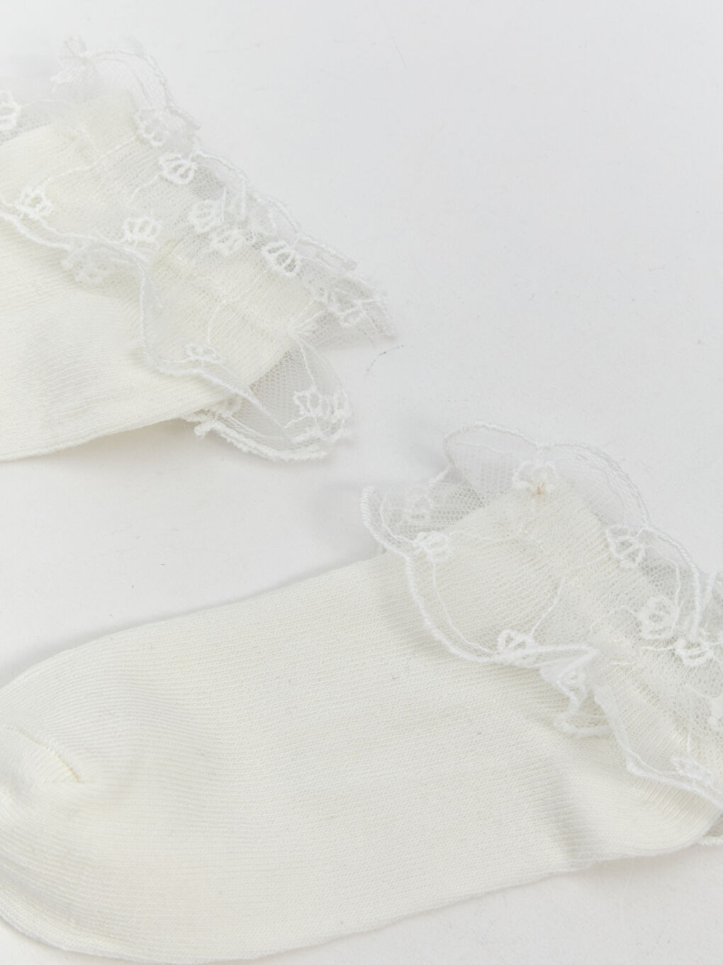Basic Lace Baby Girl Booties Socks -S5GQ13Z1-FDU