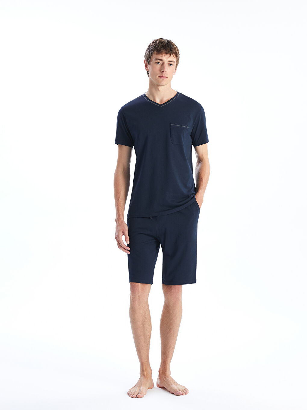 Standard Fit Men's Pajama Alt Shorts -S5GQ19Z8-RFF