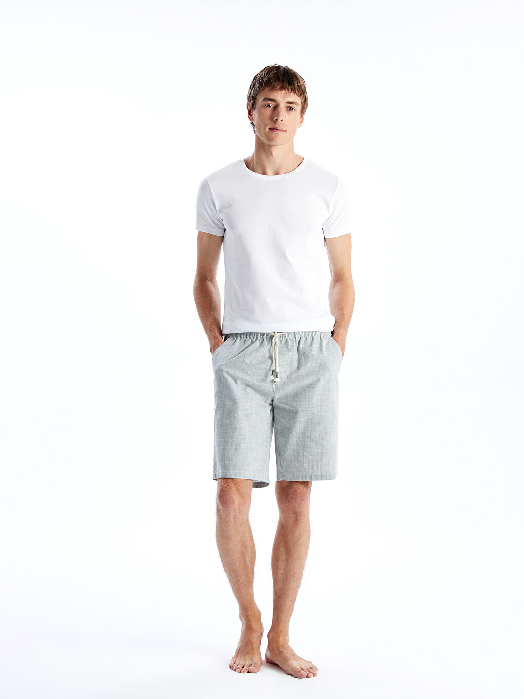 LC WAIKIKI Yeşil Standart Kalıp Erkek Pijama Alt Şort
