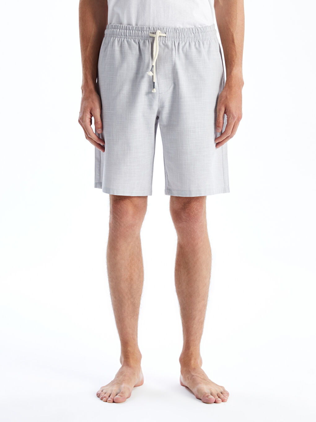 LC WAIKIKI Gri Standart Kalıp Erkek Pijama Alt Şort - 1