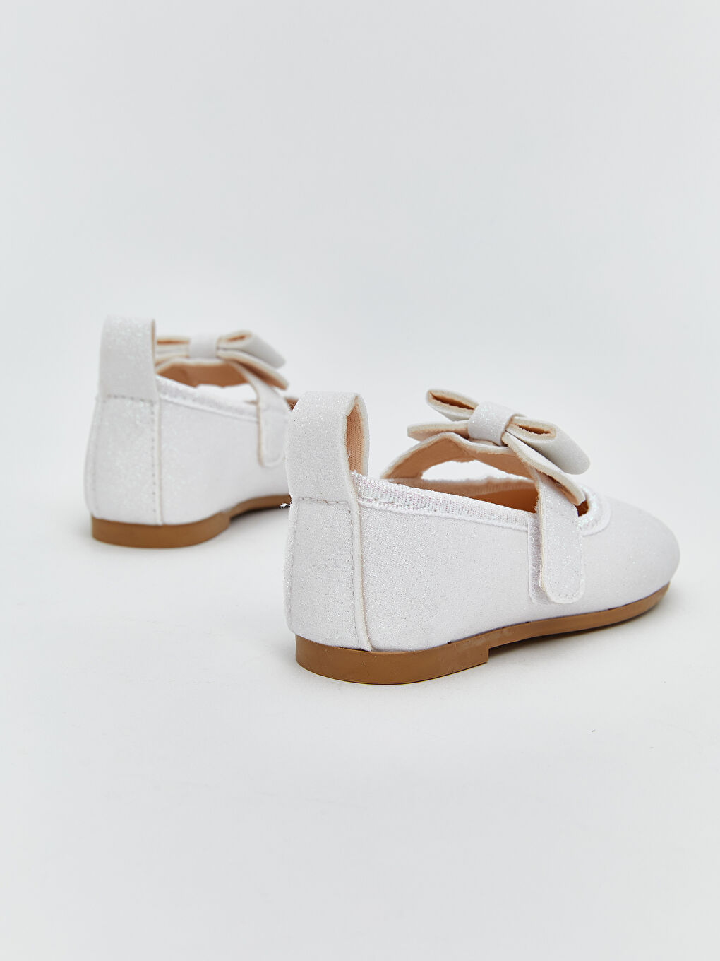 LCW STEPS Beyaz Fiyonk Detaylı Kız Bebek Babet - 4