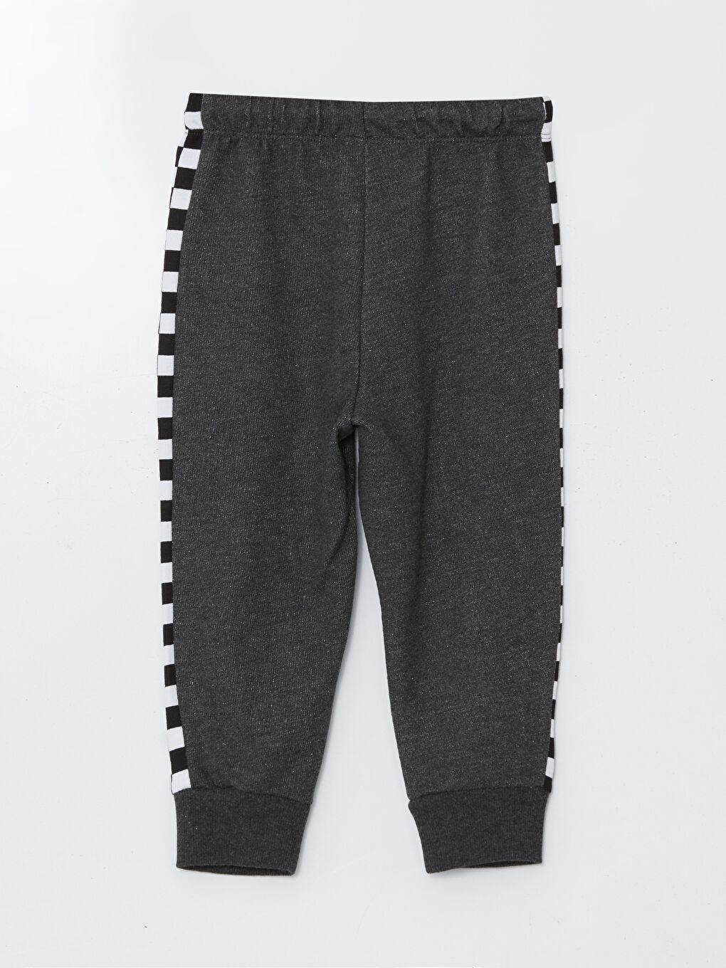 Antrasit Bisiklet Yaka Baskılı Erkek Çocuk Eşofman Alt-1