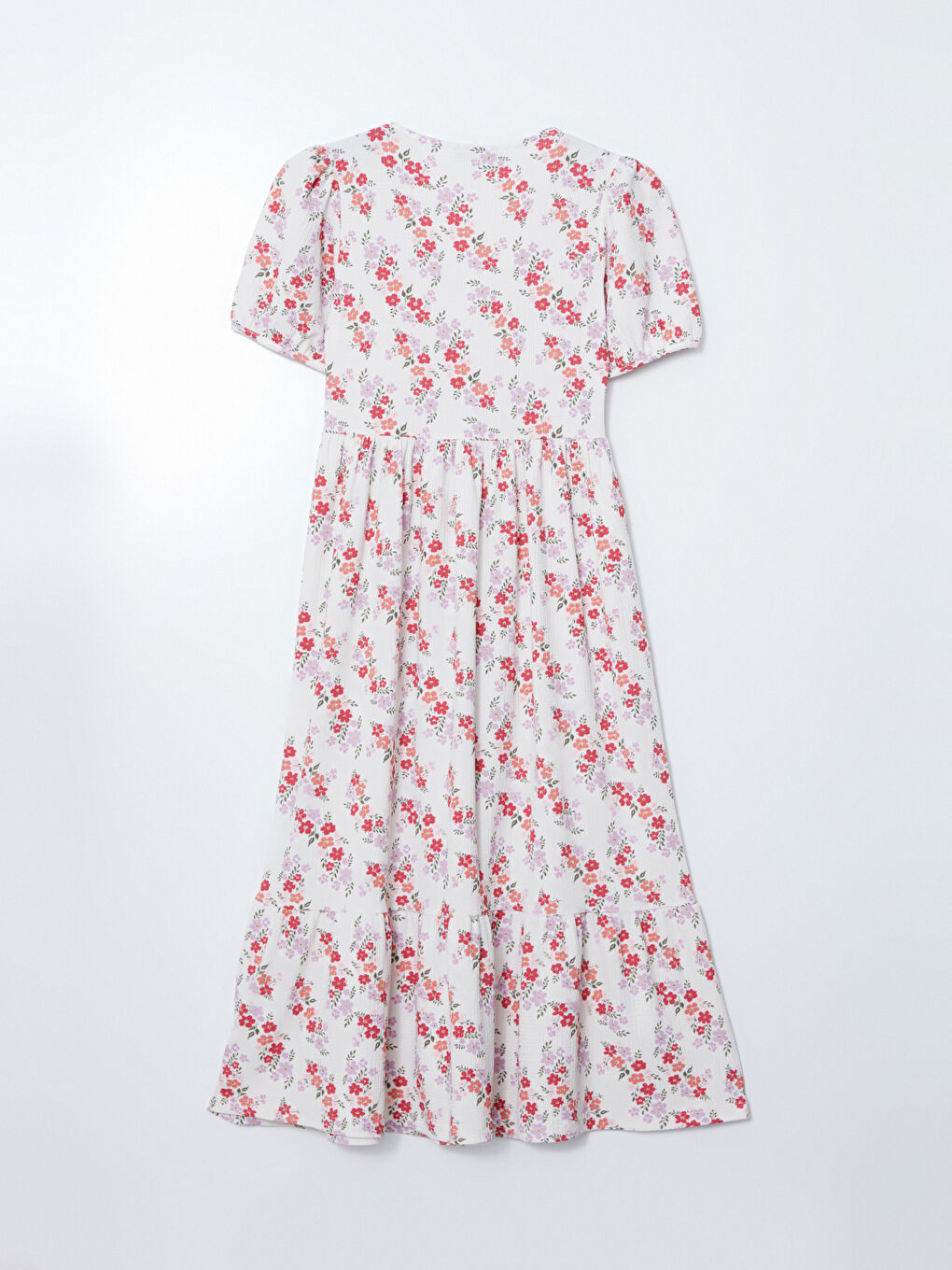 V-Neck Floral Women's Dress -S5GQ65Z8-LRA
