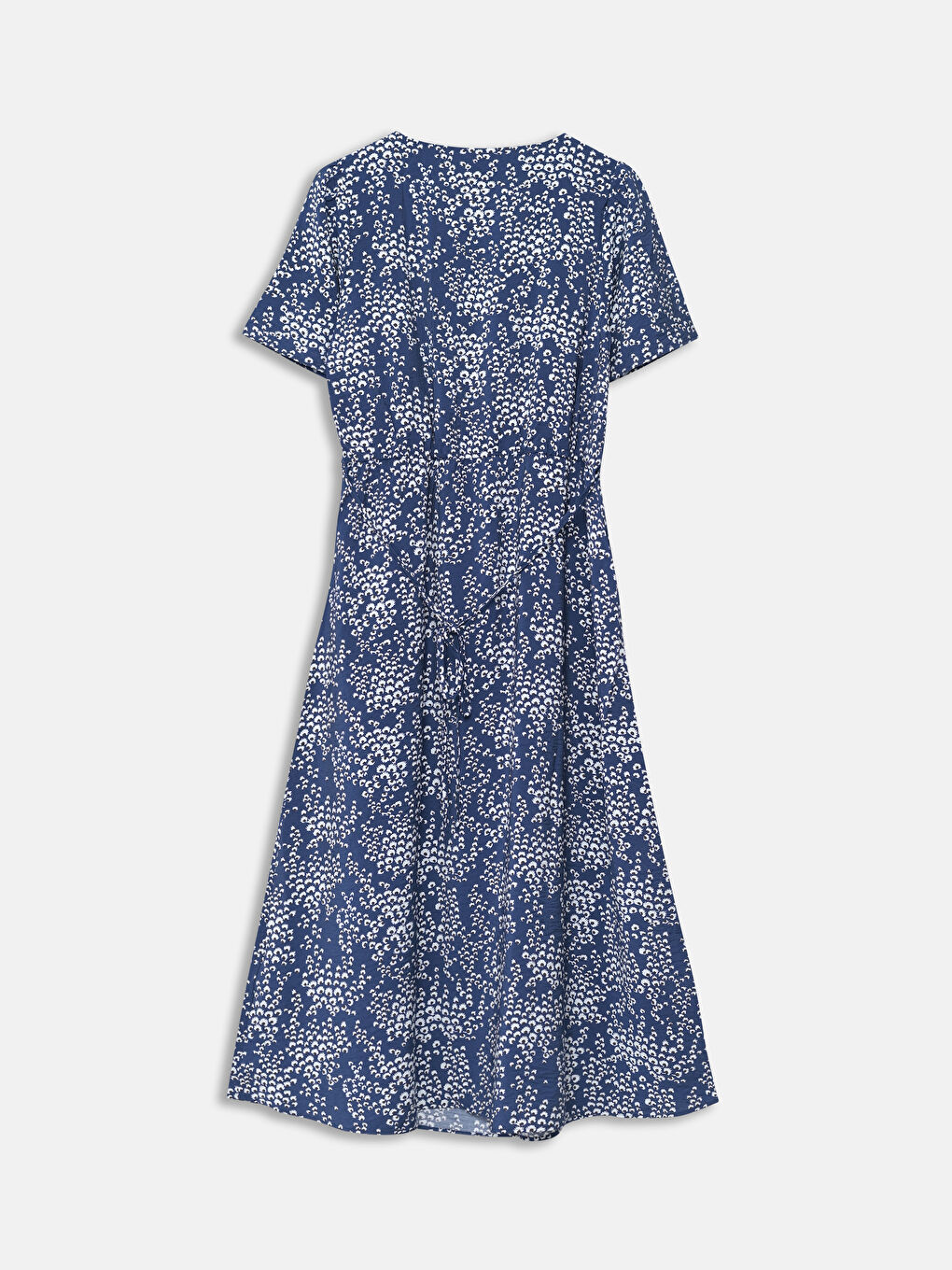 V Neck Floral Women's Dress -S5GR14Z8-LSJ