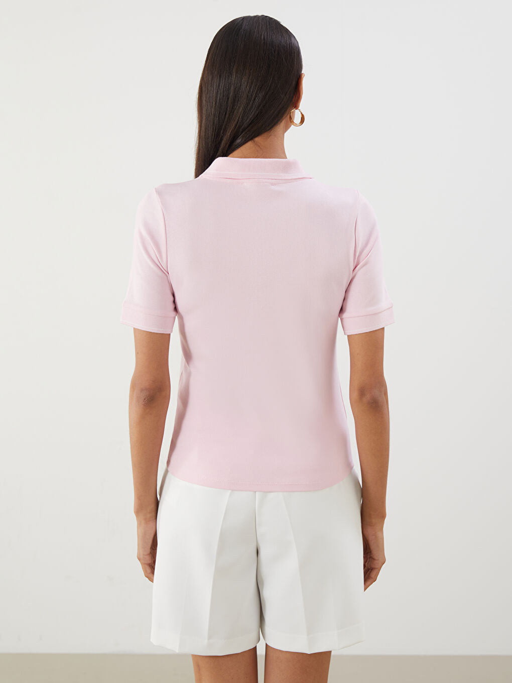 Polo Neck Women's T-Shirt -S5GR31Z8-JH3
