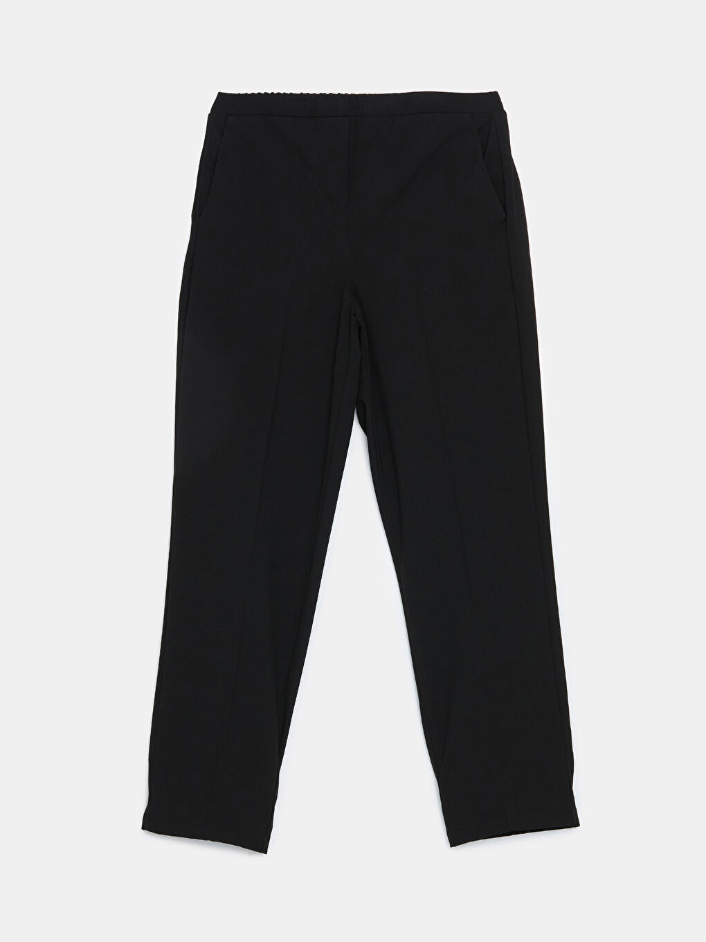 LCWAIKIKI Classic Siyah Beli Lastikli Kadın Pantolon - 4