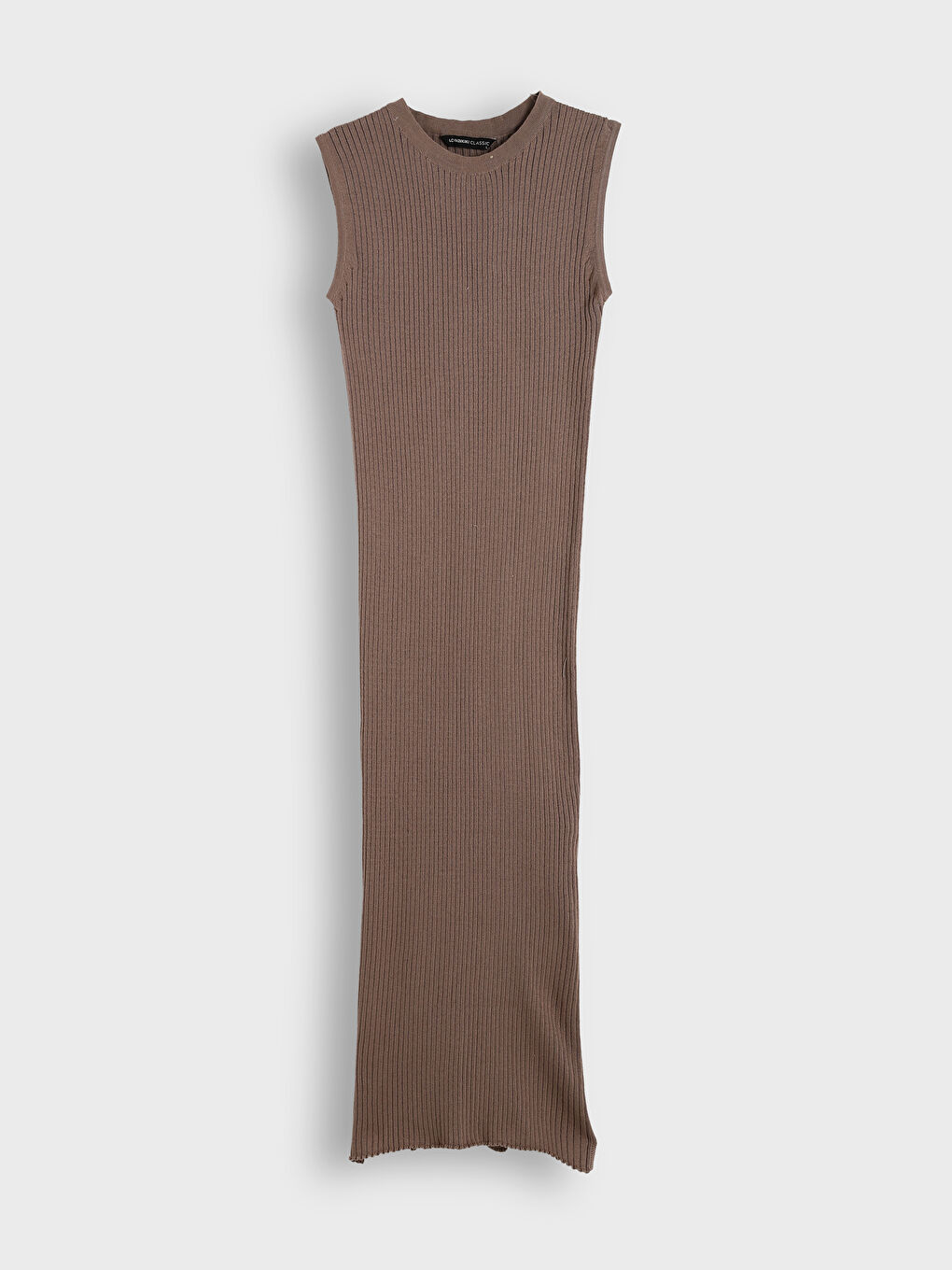 Crew Neck Knit Dress-4