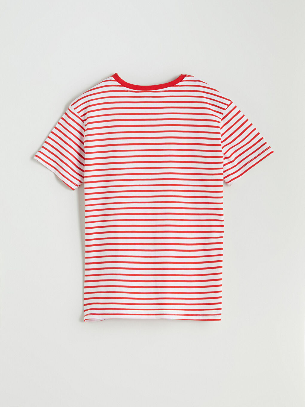 Crew Neck Striped Women's T-Shirt -S5GR62Z8-E48
