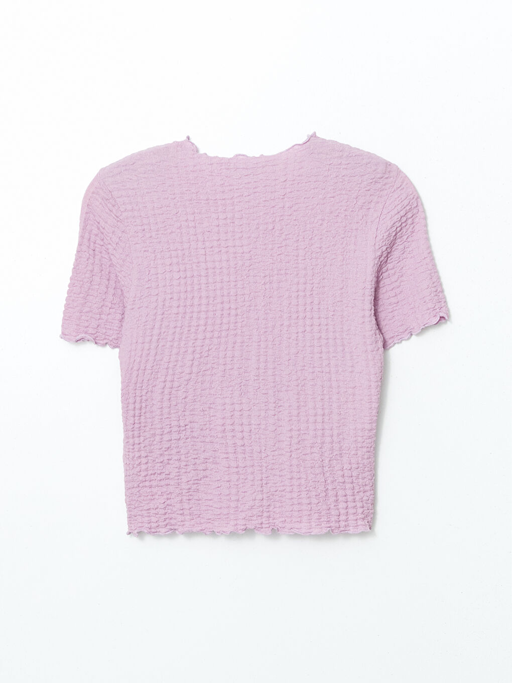Crew Neck Textured Women's Body -S5GR65Z8-KYA