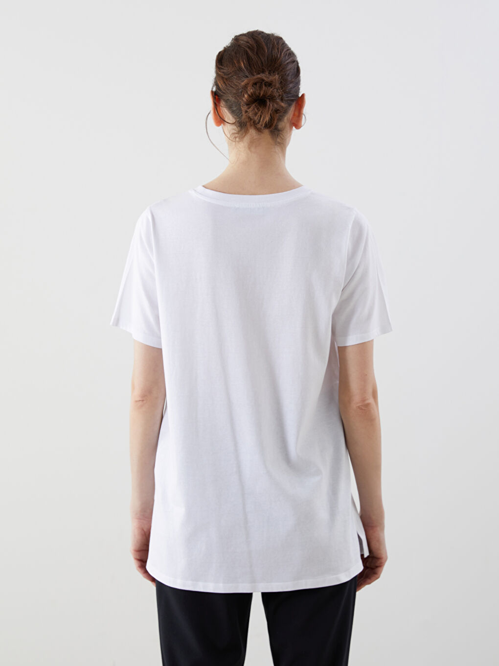 Crew Neck Amsterdam Printed Jersey Women's T-Shirt -S5GR74Z8-Q6K