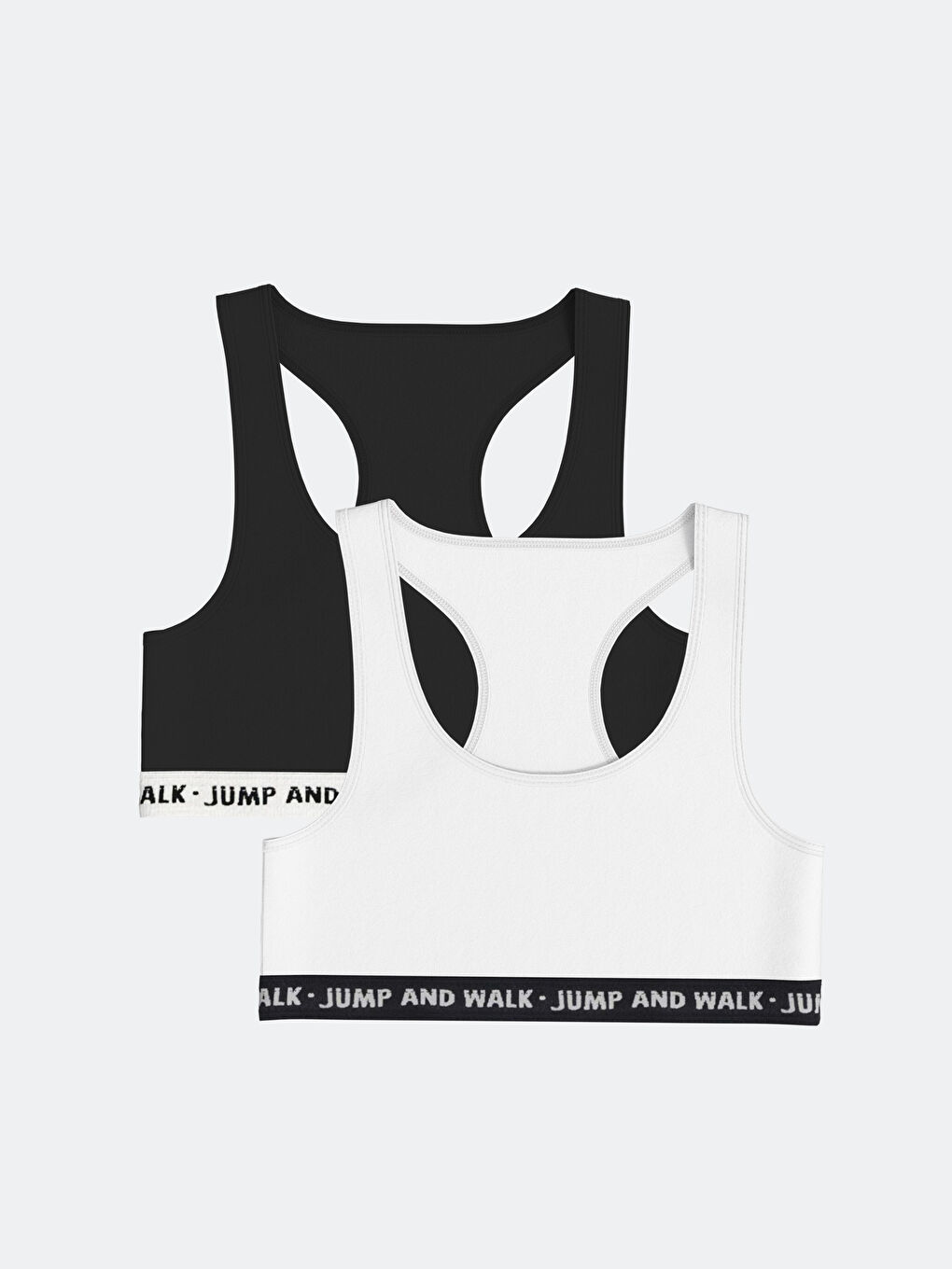 LCW Kids Printed Girls' Bustier Top 2 Pack -W50040Z4-CVL