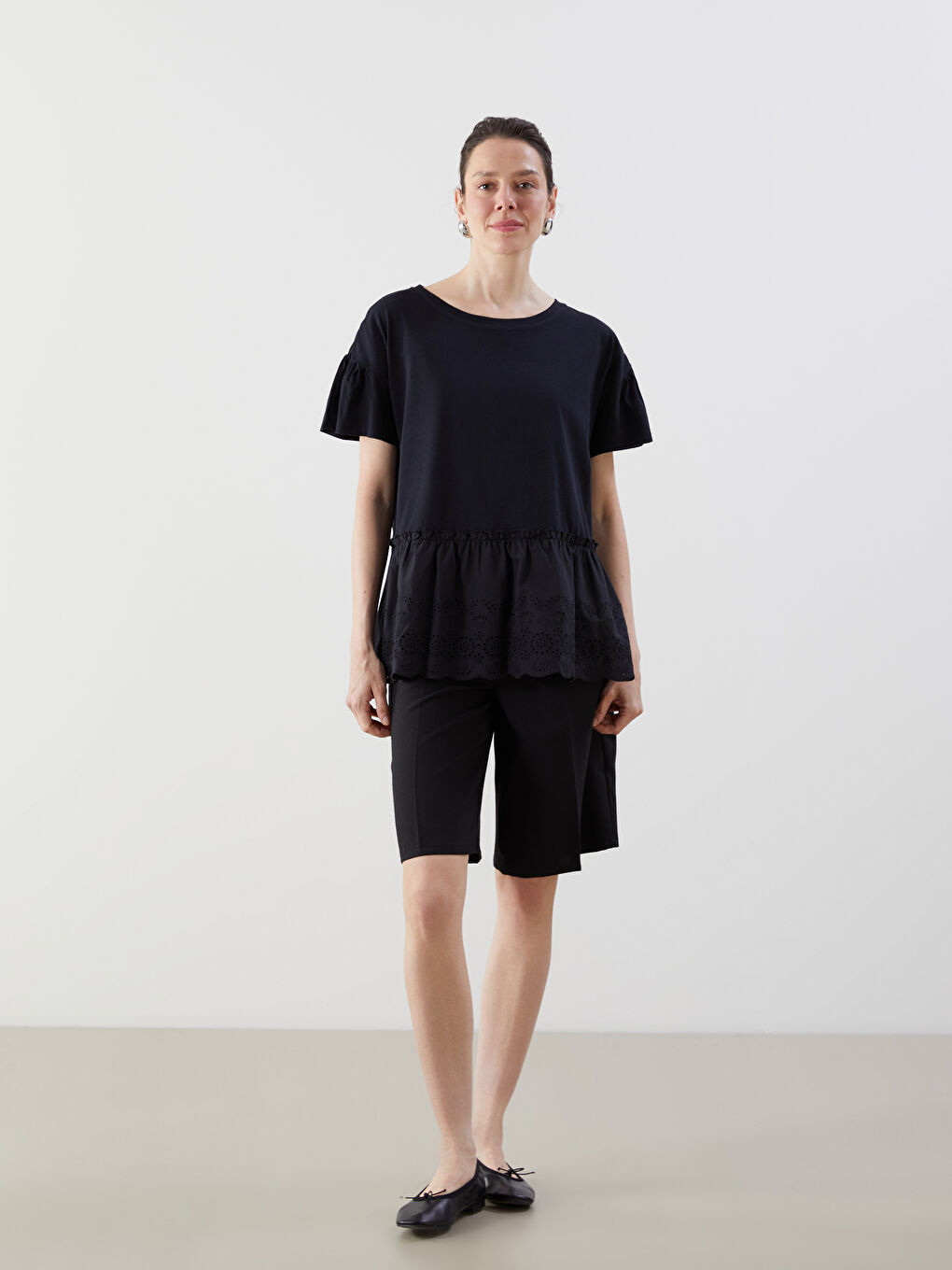 LCW Comfort Woman BLACK Blouse -S5GR79Z8-CVL