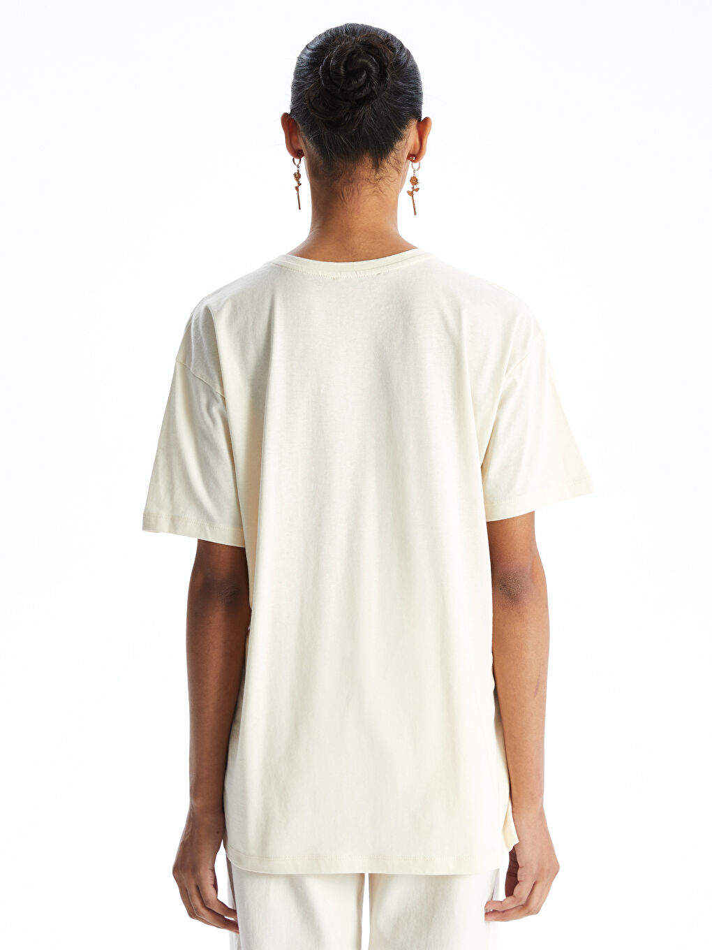 XSIDE Crew Neck Printed Women's T-Shirt -S5GS05Z8-YSB
