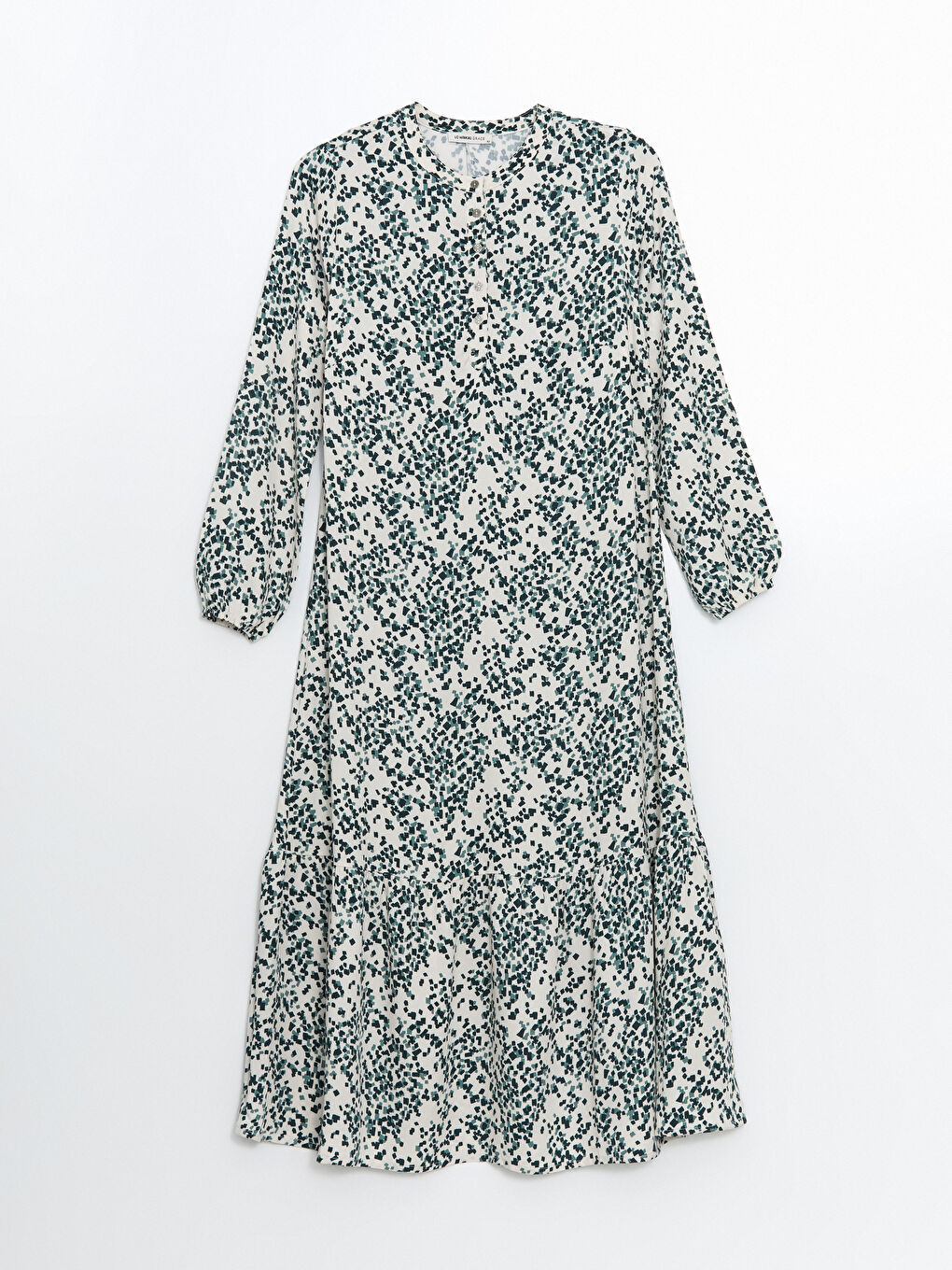 Crew Neck Patterned Women's Dress -S5GS11Z8-LQB