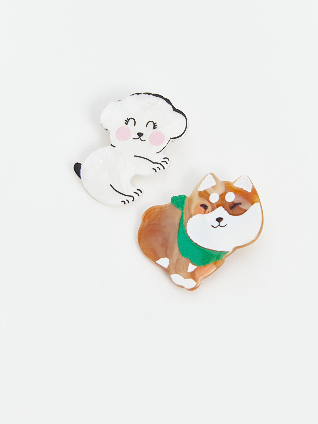 Animal Figured Girls' Hair Clip Set 2 Pack -S5GS22Z4-M0T